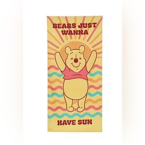 Winnie the Pooh “Bear Hugs” Oversized Beach Towel- New